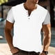 thumbnail image 2 of Camisetas Casuales de los Hombres Coloridos Cuello Redondo Manga Corta, 4 Botones Placa Músculo Camiseta para el Uso Diario, de Negocios, Fiesta Y Hogar, 2 of 8