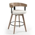 thumbnail image 3 of Set of 2 Alpha Blue-gray Velvet Chair with Brushed Golden Steel Legs, 3 of 8