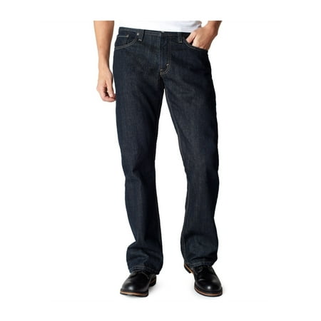 Levi's Mens 527 Tumbled Rigid Boot Cut Jeans, Blue, 34W x 32L | Walmart ...