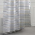 thumbnail image 5 of MultiColor Stripe Shower Curtain, Recycled Cotton, 72” x 72”, Metro Farmhouse, 5 of 5