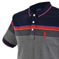 thumbnail image 5 of PLAYERA POLO DE MODELAJE FRANJAS MULTICOLOR3034-RPOLO-I CH HPC POLO, 5 of 5