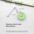 thumbnail image 2 of Heart Mini Tape Measure Retractable Pocket Ruler Inch/Cm Sewing Body Ruler, 2 of 2