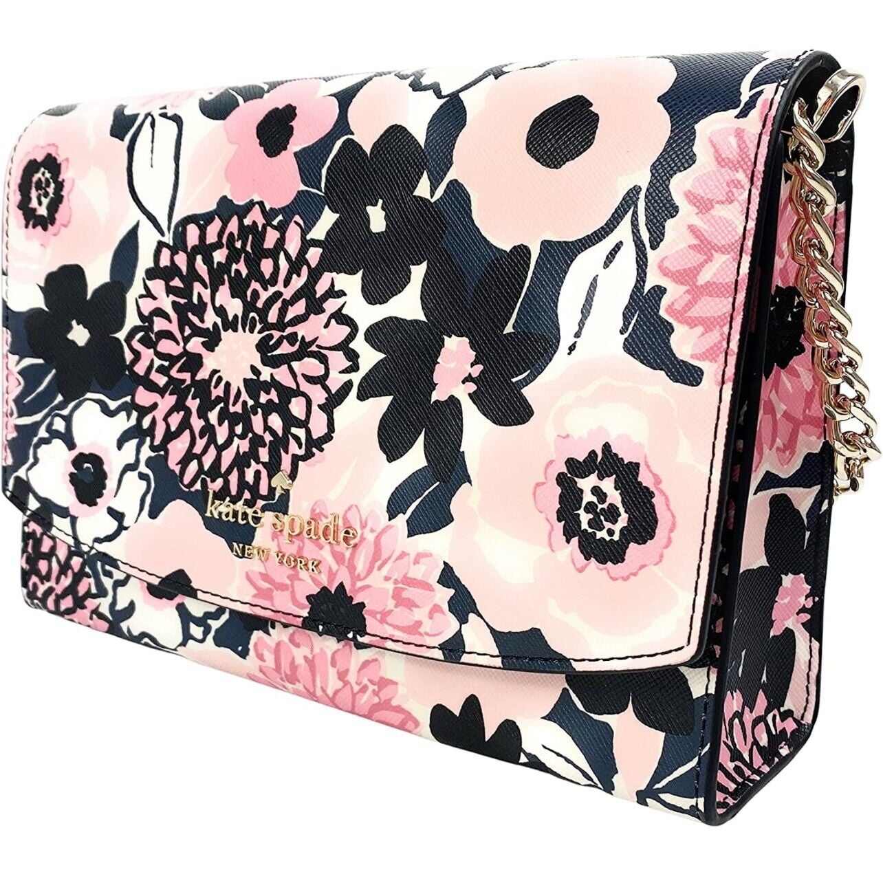 Kate Spade Carson Dahlia Floral Printed in Pink Multi –