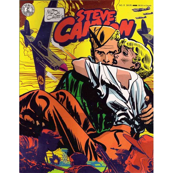 Steve Canyon Magazine (Milton Caniff's ) #8 VF ; Kitchen Sink Comic Book