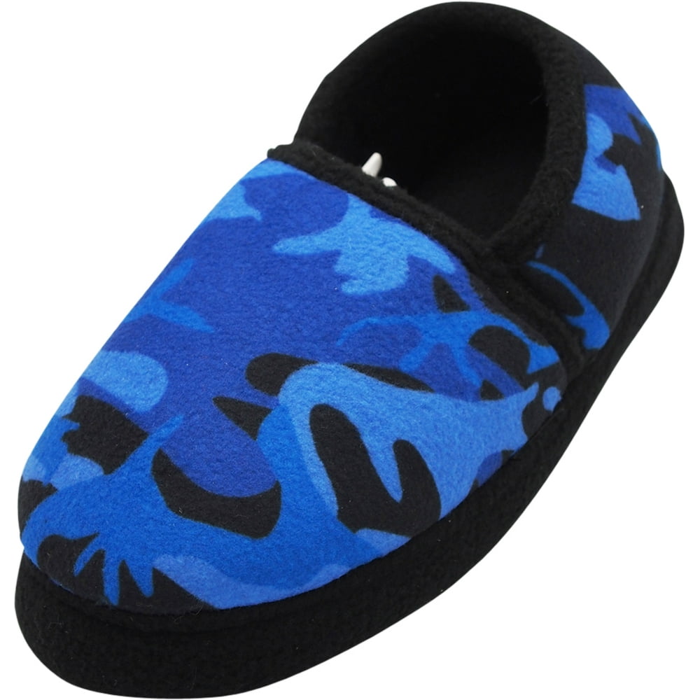 NORTY Norty Toddler Boy's Kids Fleece Memory Foam Slip On Indoor