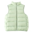 thumbnail image 1 of Birdeem Kids Winter Down Jacket, Solid Color Warm Stand Up Collar Camisole Set, 1 of 7