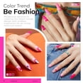 thumbnail image 4 of Set de esmaltes de uñas en gel modelones rosa 6 colores para mujer, 4 of 9
