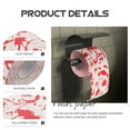 thumbnail image 3 of MOVTOTOP 1 Rouleau de Papier Toilette Rouge Design Effrayant pour Fournitures de Fête d'Halloween, 3 of 7