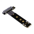 thumbnail image 1 of Cable Adaptador M.2 NVME A SSD U.2 de 10 cm, Extensor M.2 NVME Key-M Gen3 X4, Adaptador de Estado Sólido SFF-8639 NVMe SSD., 1 of 5
