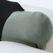 TANBOM Men's Bulge Enhancing Briefs Bamboo Viscose Underwear Green M 1-Pack