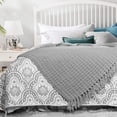 thumbnail image 4 of Home Soft Things Space Yarn Throw - Charcoal Grey - 60" x 80" Jumbo, 4 of 7