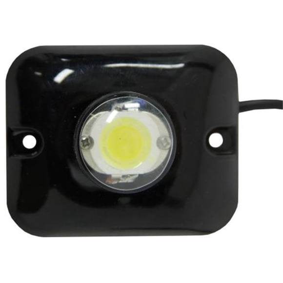 Custer Products CUPSTR1W-LED 1 in. 10W White Strobe LED Multi Strobe Patterns