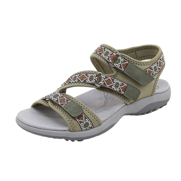 kamemir Womens Sandals Women's Wedge Sandal(Green,6)