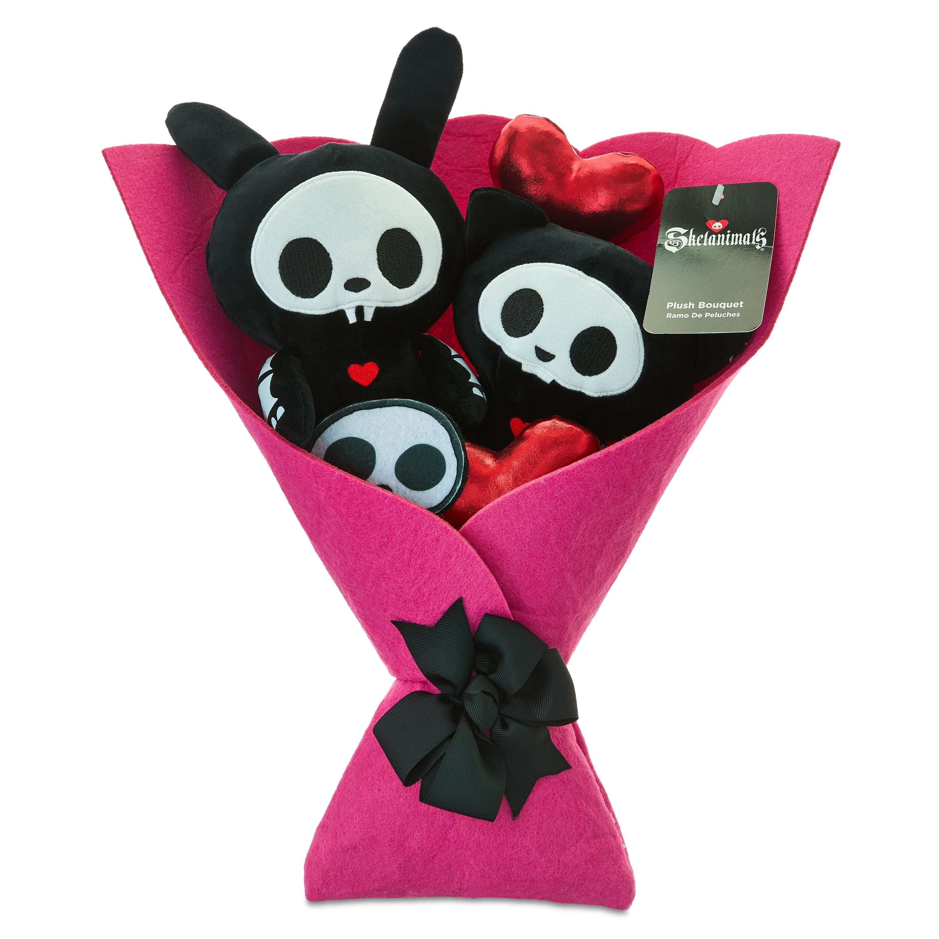 Medium Skelanimals Plush Bouquet, 13", Valentine's Day by Ruz