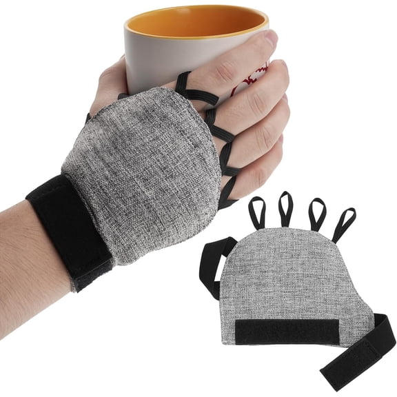 Weighted Gloves for Tremors to Provide Hand Stability,Perfect Writing Weights & Hand strenthening Tool, Gray