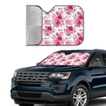 thumbnail image 3 of Kdxio Peonies And Roses Print Front Windshield Sun Shade,Folding Auto Sunshade for Car Truck SUV-, 3 of 7
