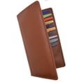 thumbnail image 5 of Moga Genuine Leather Men's Deluxe Bifold Multi Credit Card Case ID Wallet (Tan), 5 of 6