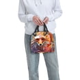 thumbnail image 6 of Honeii Color Splash Fox Portrait Print Lunch Bag Women, Lunch Box Lunch Bag for Women Adult Men, Small Leakproof Cute Lunch Tote Large Capacity Reusable, 6 of 8