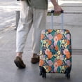 thumbnail image 3 of Pioneer Flower Floral Print Pattern Luggage Cover Fashion Suitcase Cover Baggage Covers Fit 25-28 Inch Luggage (Go Travel), 3 of 5