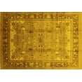 thumbnail image 1 of Ahgly Company Indoor Rectangle Oriental Yellow Industrial Area Rugs, 7' x 10', 1 of 4