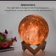 thumbnail image 4 of Toystoory Lámpara de luna con impresión 3D regulable con soporte, Control táctil, recargable, luz nocturna para dormir, herramienta de iluminación para Iluminación y accesorios Toystoory HA065897-00, 4 of 6