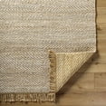 thumbnail image 5 of Hauteloom Varda Jute Living Room, Bedroom Area Rug - Traditional, Transitional - Tan, Pearl - 2' x 3', 5 of 7