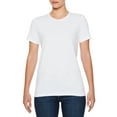 thumbnail image 1 of Gildan Ladies Softstyle CVC T-Shirt, L, White, 1 of 2