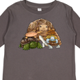 thumbnail image 4 of Inktastic Cute Pile of Turtles Boys or Girls Long Sleeve Toddler T-Shirt, 4 of 5