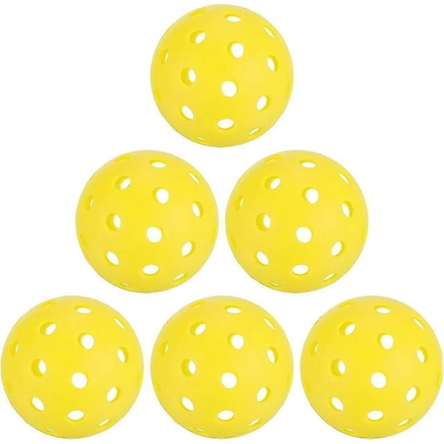 Outdoor Pickleball Balls 40 Holes Pickleball USA Pickleball Approved (USAPA) Pickleball Balls for Indoor and Outdoor Sport