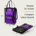 thumbnail image 4 of Carrito de compras reutilizable HULKEN Small Ultraviolet, 4 of 9