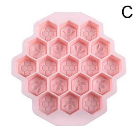 

Silicone 19 Mobile Bee Honeycomb Cake Chocolate Soap Mold Icing Soap Y2W2