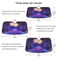 thumbnail image 5 of Yayeee Car Windshield Sun Shade Universal Fit Front Visor Protector, Blue Road, 5 of 8