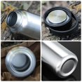 thumbnail image 3 of Bouteille d'eau en acier inoxydable TOMSHOO 1050 ml, anti-fuite, pour le sport, avec tasse à eau de 750 ml, pour le camping, la randonnée, la pêche, 3 of 4