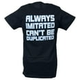 thumbnail image 5 of Chris Jericho Always Imitated Can't Be Duplicated Y2J Black T-shirt, 5 of 5