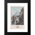 thumbnail image 2 of Charles-Melchior Descourtis 17x24 Black Modern Framed Museum Art Print Titled - Vue De La Chute Du Torrent De Apply (1785), 2 of 5
