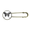 thumbnail image 1 of Chinese Style with Floral Wings Retro Metal Brooch Pin Clip Jewelry, 1 of 3