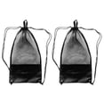 thumbnail image 1 of 2x Bolsa de almacenamiento de malla de cosas - Cordón - Correa de hombro ajustable - para viajes y actividades libre - , Zulema Bolsa de malla de buceo, 1 of 8