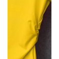 thumbnail image 5 of Womens Yellow Crew Neck Short Sleeve T-Shirt With Ruched Side Detail, 5 of 7
