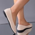 thumbnail image 6 of SuTry Women's Round Toe Flats Slip On Lightweight PU Leather Comfortable Casual Walking Office Shoes(38), 6 of 9