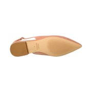 Stuart Weitzman Mara Suede Slingback Flat, 8, Pink