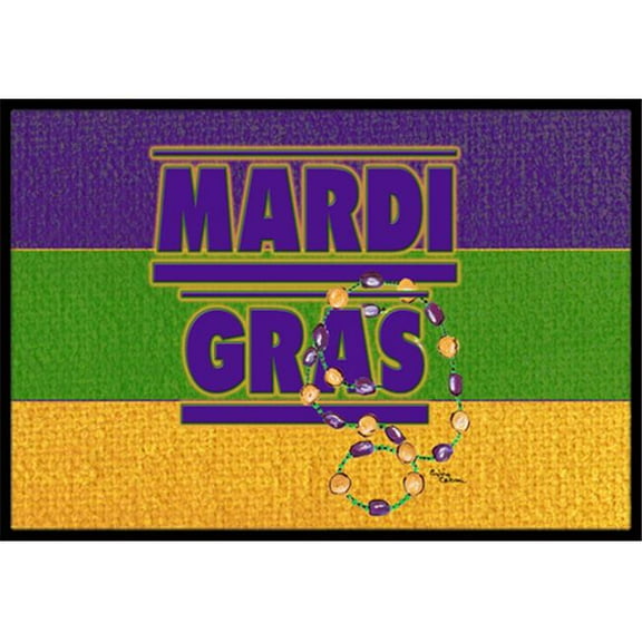 18 x 27 in. Mardi Gras Indoor Or Outdoor Mat
