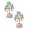 D 2Pack, variant on 2Pcs Tree Desktop Ornament Natural Feng Shui Wealth Luck Home Decoration Desktop Ornament