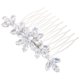 thumbnail image 5 of AURARMLET Peine De Rhinestones Plateado Para Adorno Ligero Para Novia, 5 of 8