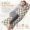 thumbnail image 3 of KLL Ultra Soft Microfiber Body Pillow Cover/Pillowcases 20"x54" with Hidden Zipper Closure-plaid Pumpkin Daisy, 3 of 5