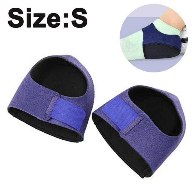 Protectores de talón, taloneras para dolor de talón, fascitis plantar, inserciones de almohadillas de talón ideales para aliviar el dolor de talón, curar talones secos y agrietados, tendinitis de