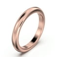 thumbnail image 2 of 3mm Comfort Fit Wedding Band 18K Rose Gold Over Silver, 2 of 4