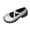 Silver, variant on Women Cross Strap Bow Mary Jane Platform Shoes Comfortable Footwear For Office Casual Outdoor Daily Activities