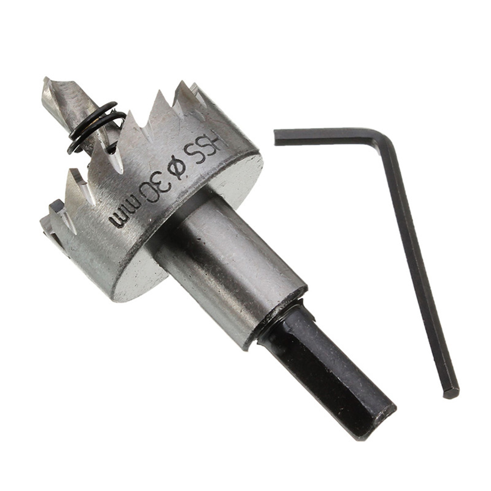Hole Saw Set, 5Pcs Carbide Hole Saw Kit(16/18.5/20/25/30mm) HSS Drill Bit Hole Saw Set for Metal