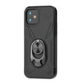 thumbnail image 3 of Wireless Sync Samsung Galaxy A10E Ring Kickstand Shockproof Tpu Phone Case Cover - Silver Black, 3 of 5