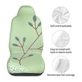 thumbnail image 6 of Easy to Install Car Universal Seat Cover, Green Spring Forest Four Seasons Universal Front Seat Cover, 2-Piece, 6 of 8
